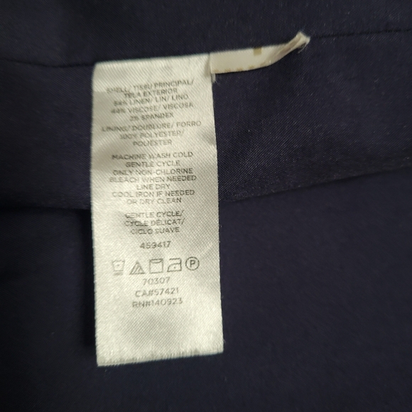 Loft Chambray Linen-look blazer - Picture 3 of 4